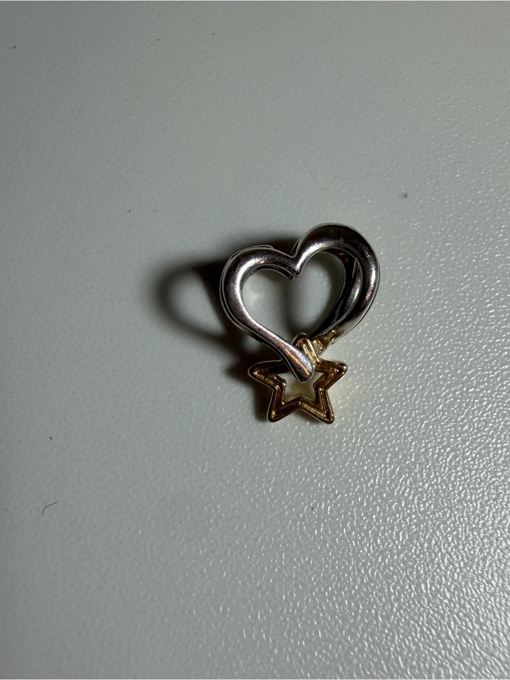 Pandora Lucky Star and Heart Charm Bracelet Pendant